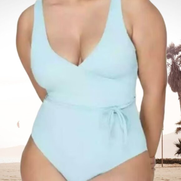 Andie Swim The Belmar One Piece Cablu Eco Nylon Size Large - Picture 1 of 11